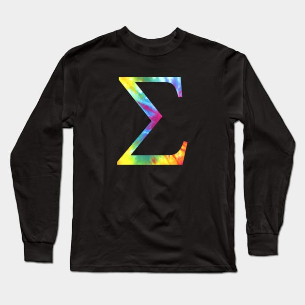 Tie Dye Sigma Long Sleeve T-Shirt by lolosenese